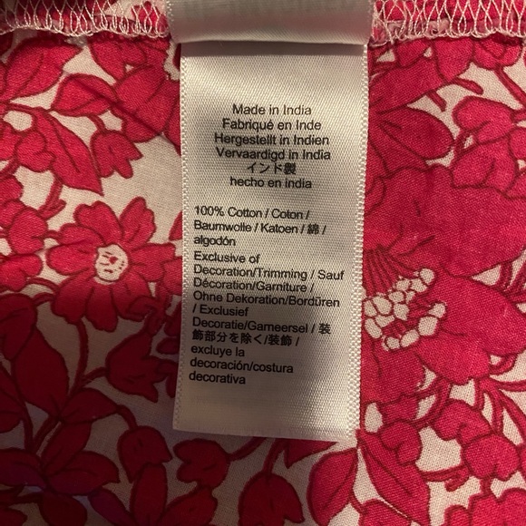 J Crew Cotton Voile Keyhole Cover-Up Maxi Dress Blushing Meadow Size XL - Picture 9 of 11